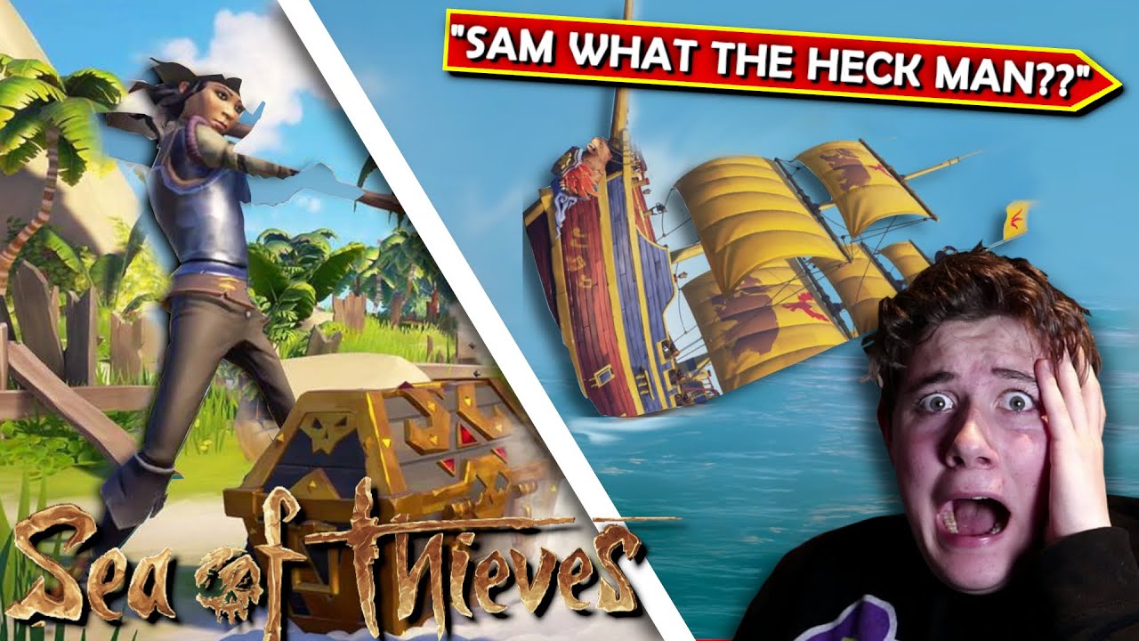 I SUNK THE SHIP!! Sea of Thieves Part 1
