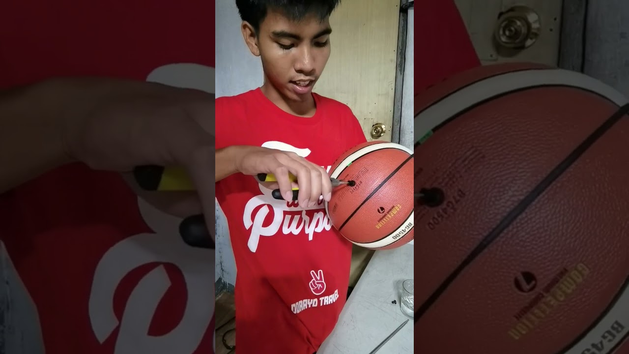 How to fix BasketBall Ball air Nozzle