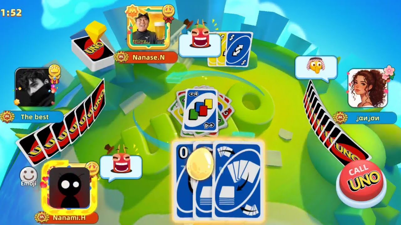 UNO! Mobile Game | SIDE 2 SIDE & Go Wild x600 2vs2 (Old Video)