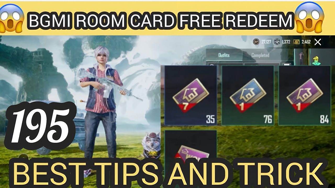 😱BGMI ROOM CARDS FREE REDEEM BEST TIPS AND TRICK ||||