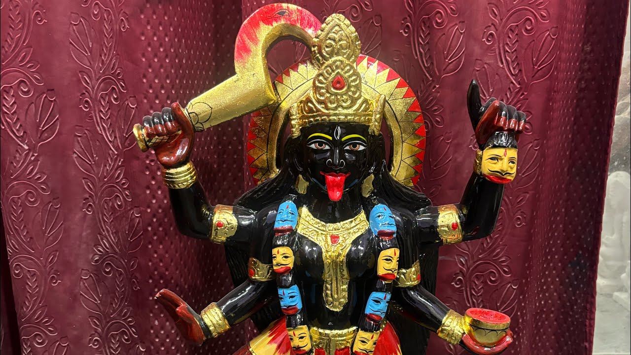 काली माता मार्बल मूर्ति | kali mata black marble murti…9521466874 #marblemurti #kalimurti 
