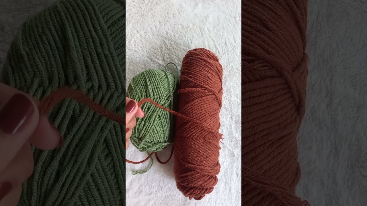 🧶Milk Cotton Yarn 4ply and 8ply Comparison Recommended Hook size CROCHET
