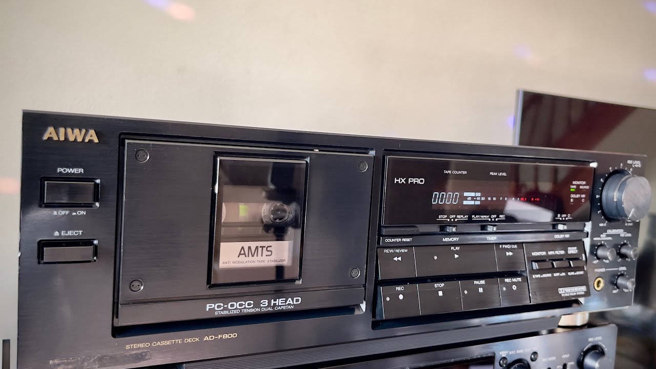AIWA AD-F800 3 HEAD CASSETTE TAPE DECK