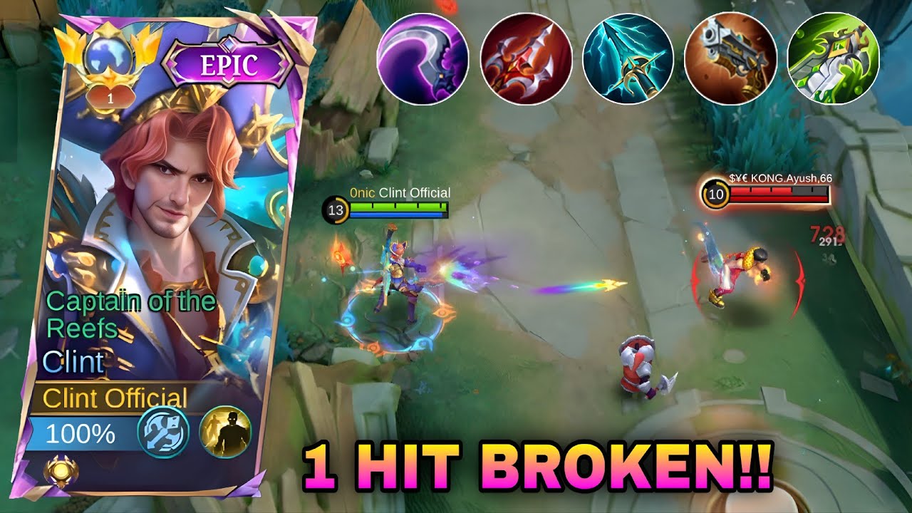TOP GLOBAL CLINT BEST BURST DAMAGE HACK BUILD FOR 2026!!🔥 (MUST TRY) - Mobile Legends