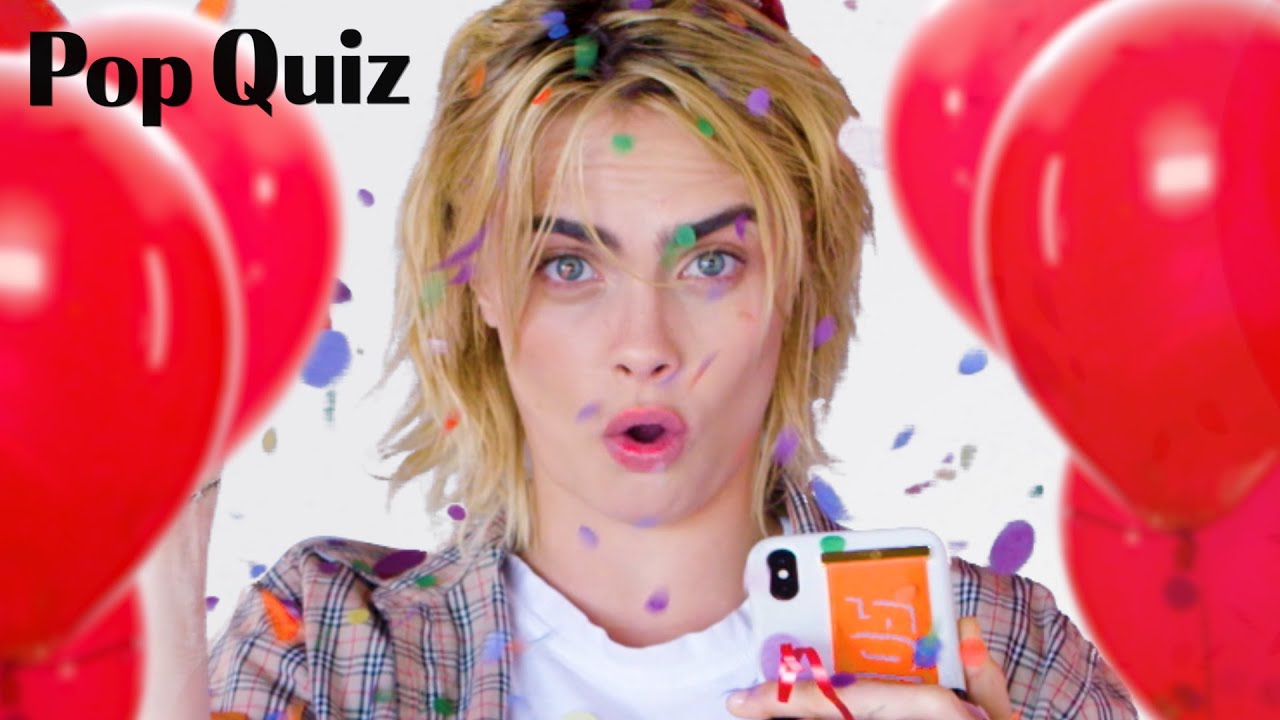 September Cover Star Cara DeLevingne Loves Ariana Grande | Pop Quiz | Marie Claire