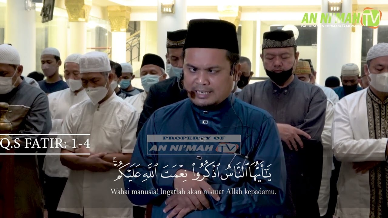 Suara Imam Merdu Nada Nahawand dan Rast Q.S. Fatir Ayat 1-7 I Ust. Sahidun, SQ, MA