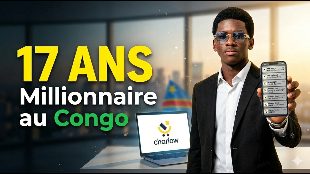 Il gagne des MILLIONS depuis le Congo avec des produits digitaux 😳