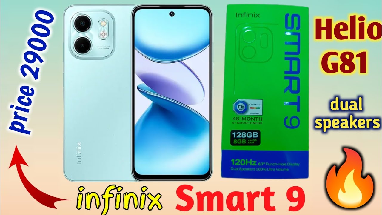 infinix smart 9 price in Pakistan? 8GB 128GB, Helio G81 gaming phone, BilalMobiles8