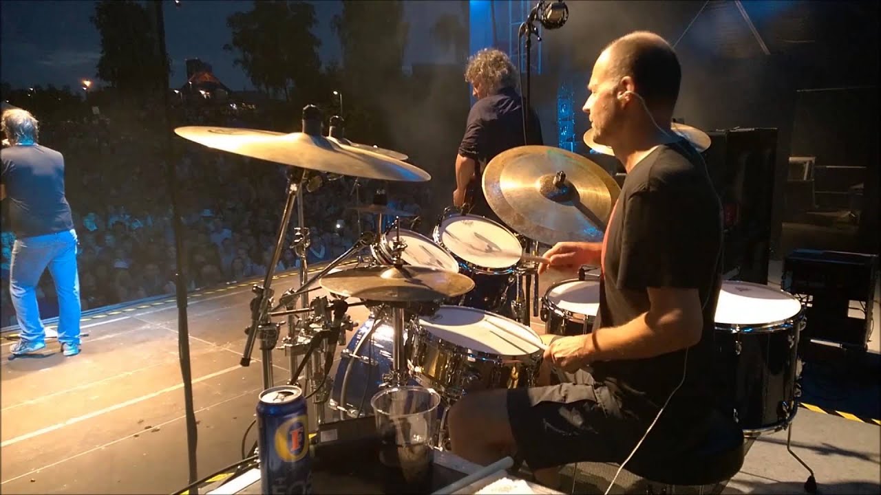 Pearl Artist Aku Syrjä Drum Cam - Kitara, taivas ja tähdet @ Tammerfest 2014, Tampere Finland