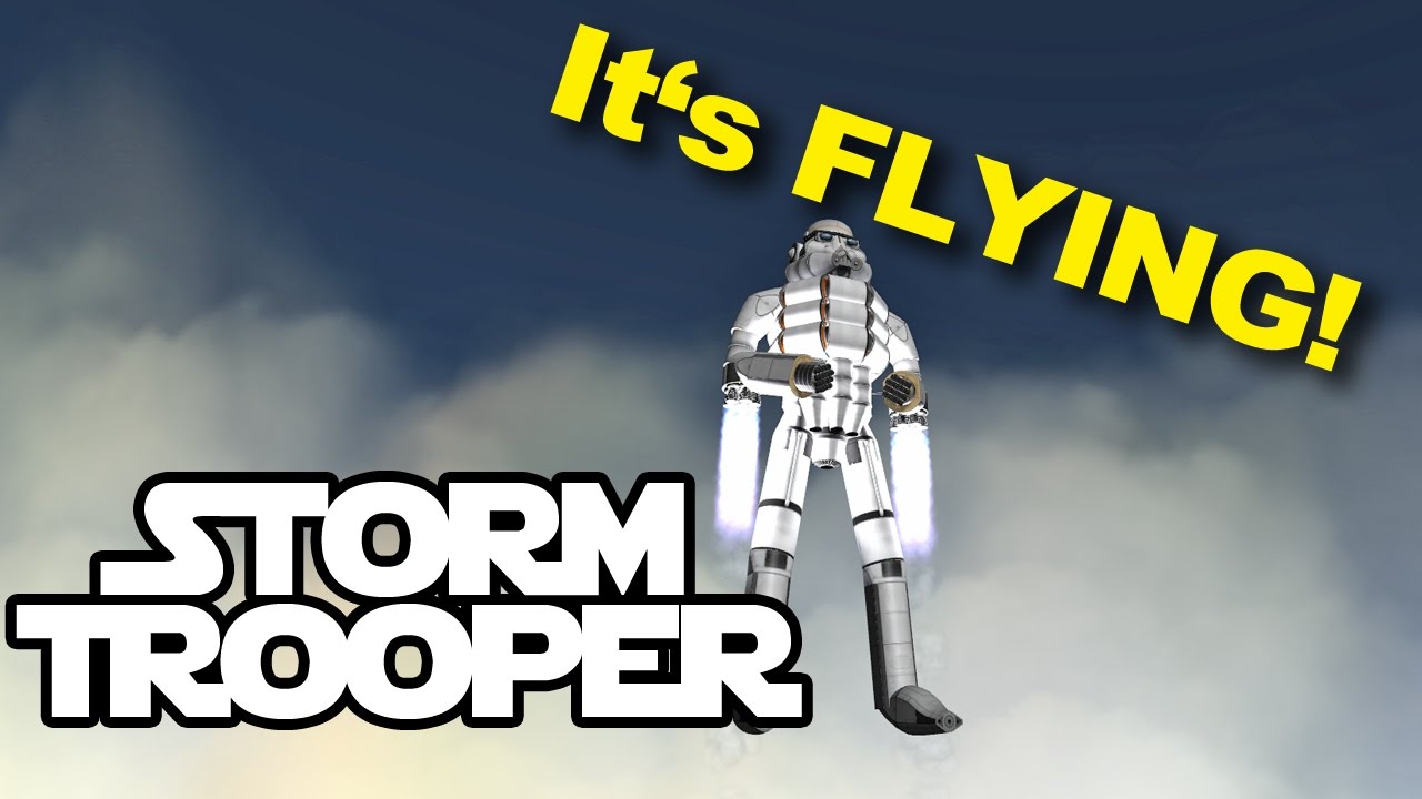 FLYING STORMTROOPER! - Star Wars & Kerbal Space Program - The best combination