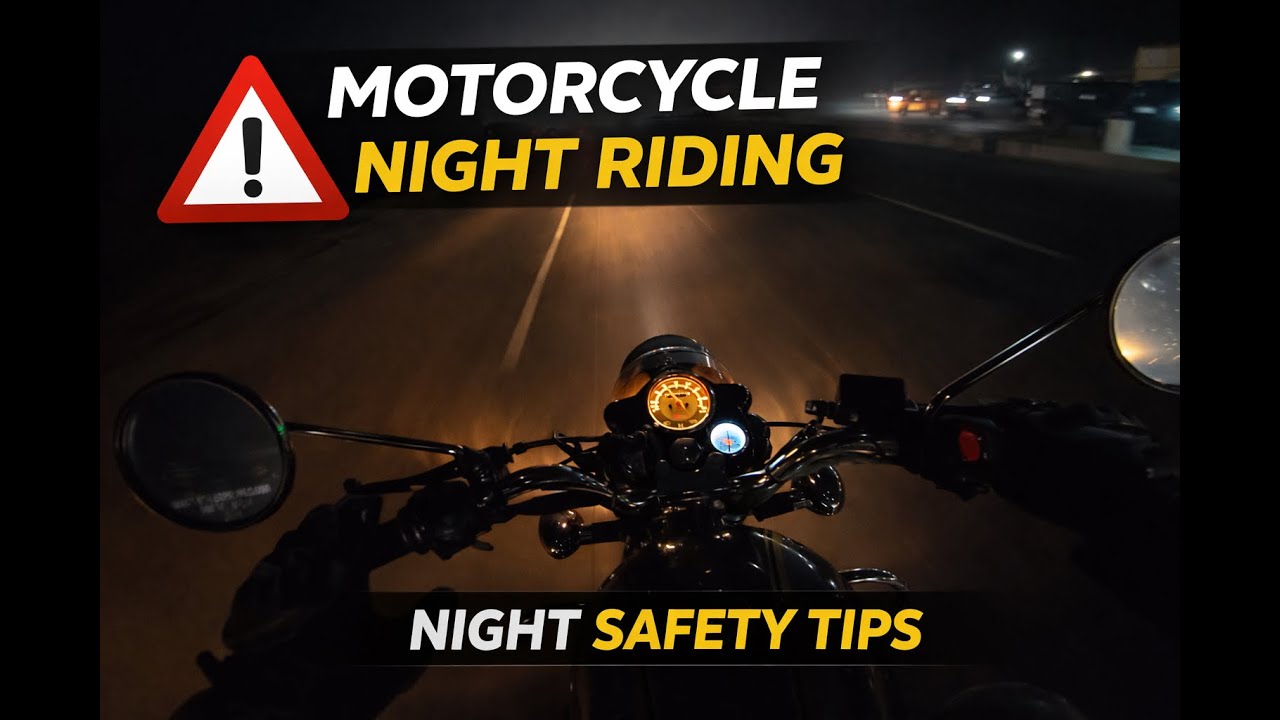 Essential Tips for Riding a Motorcycle Safely at Night