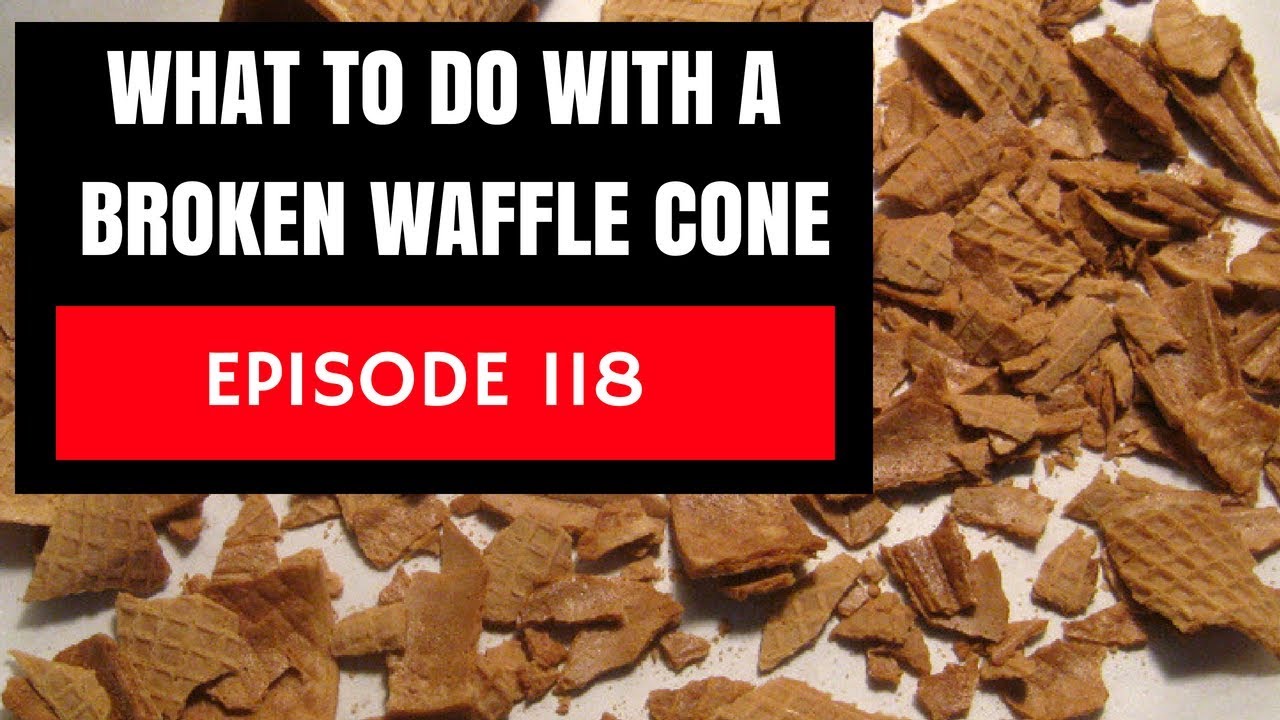 What to do with Broken Waffle Cones?