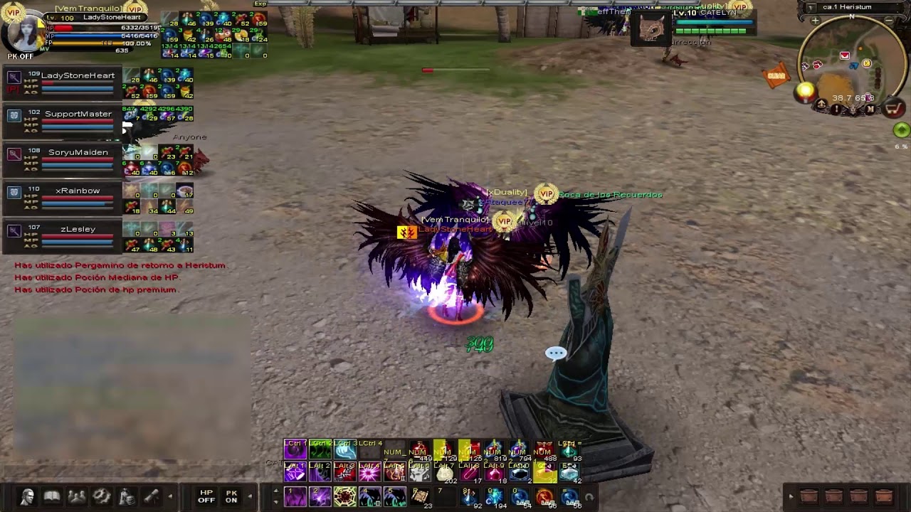 Karos Online Latino - LadyStoneHeart - xRainbow - PVP