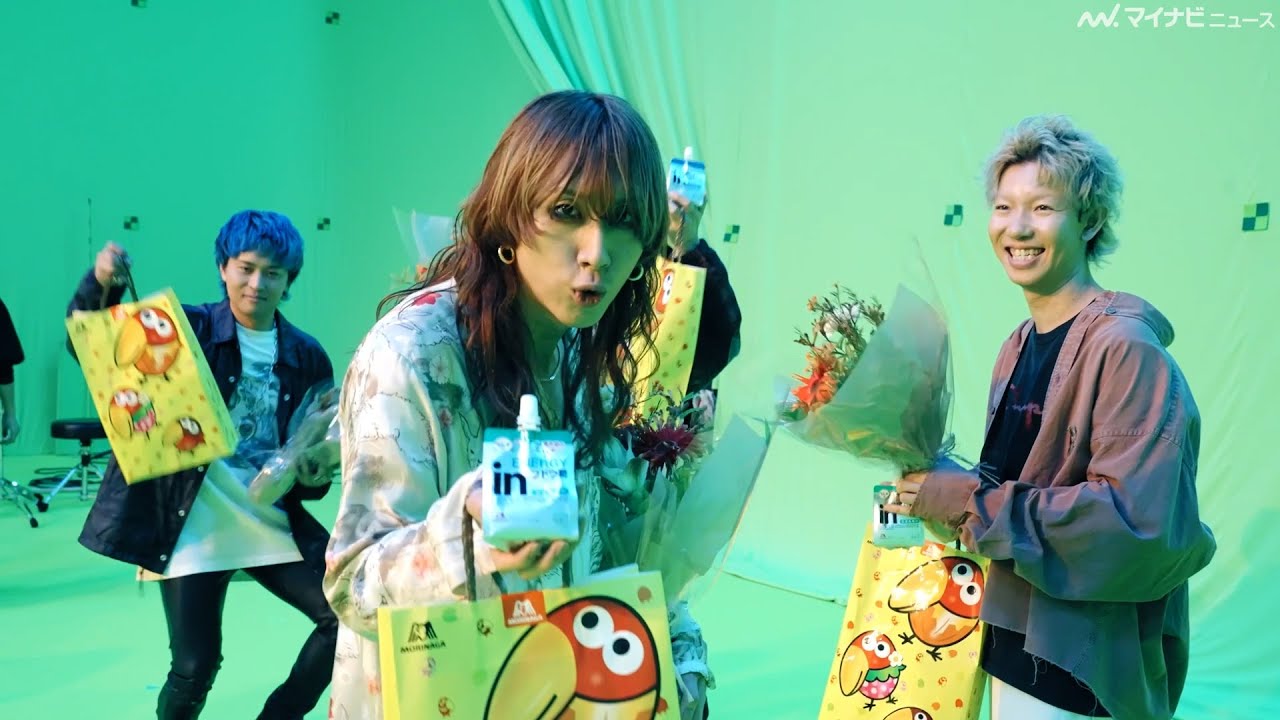 SUPER BEAVER、書き下ろし楽曲「決心」で受験生を応援！撮影現場で笑顔をみせる　森永製菓新CM＆メイキング映像公開