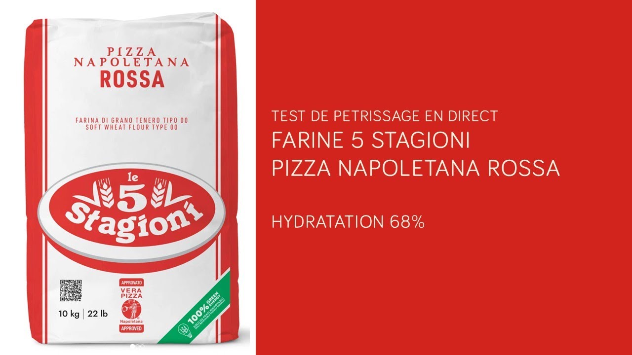 Test PETRISSAGE 5 STAGIONI PIZZA NAPOLETANA pour Napolitaine Contemporaine | Hydratation 68%