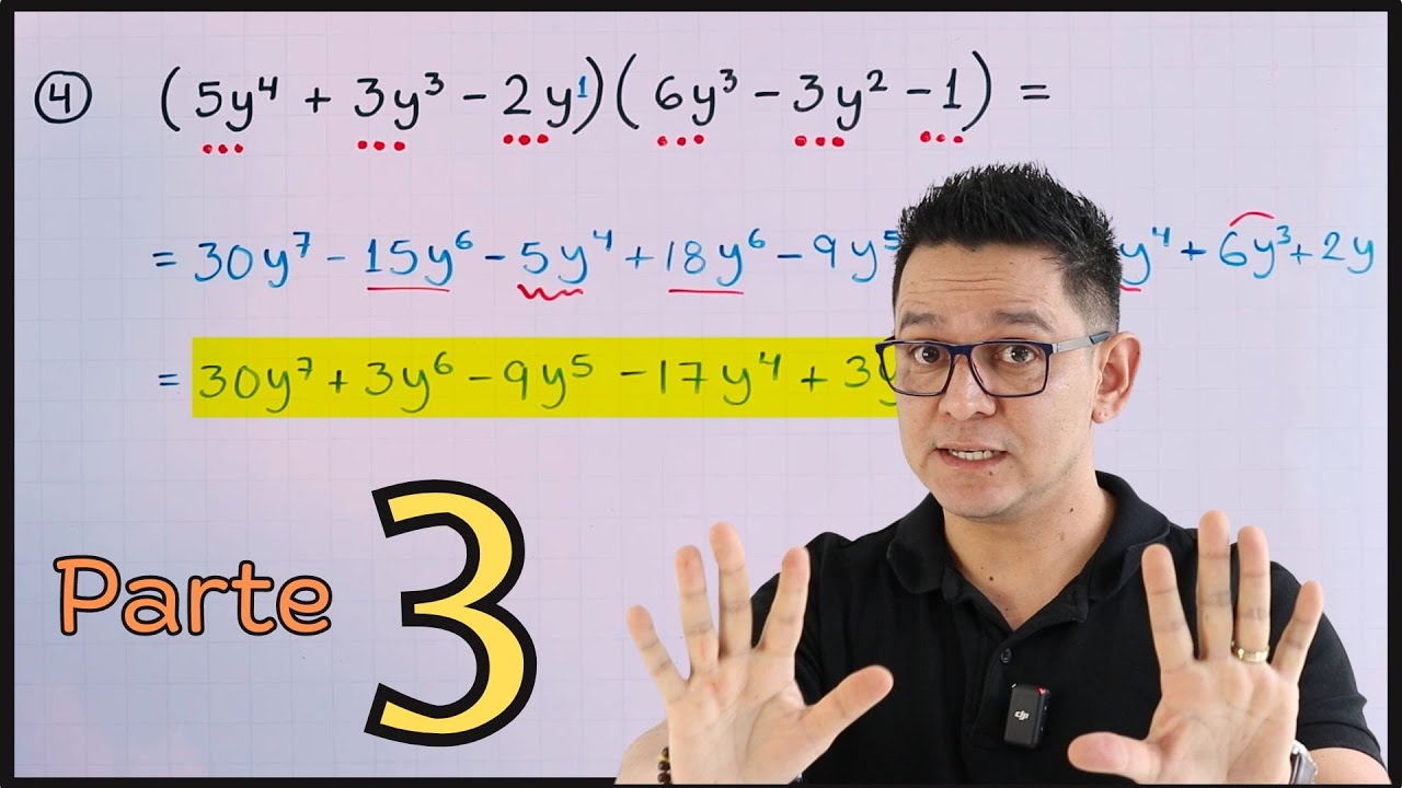 Multiplicación de polinomios | Trinomio por trinomio