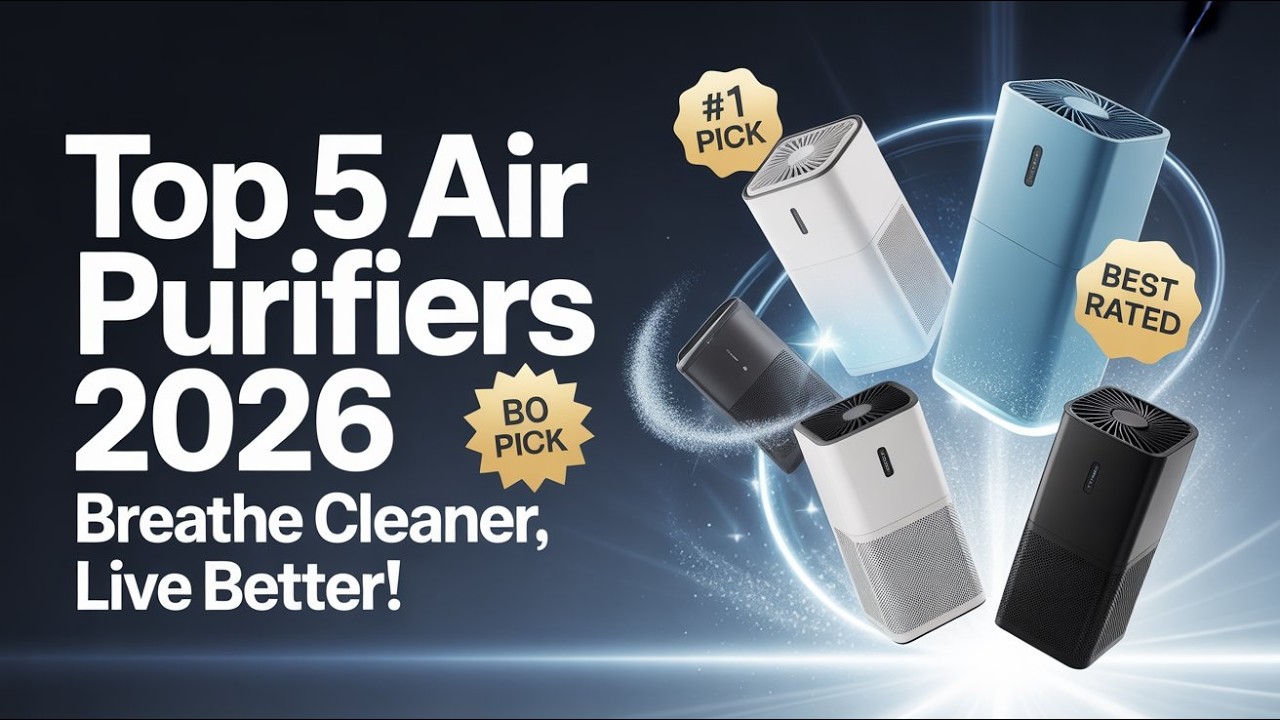 🌬️✨ Top 5 Best Rated Air Purifiers in 2026 – Breathe Cleaner, Live Better! 🏠💨