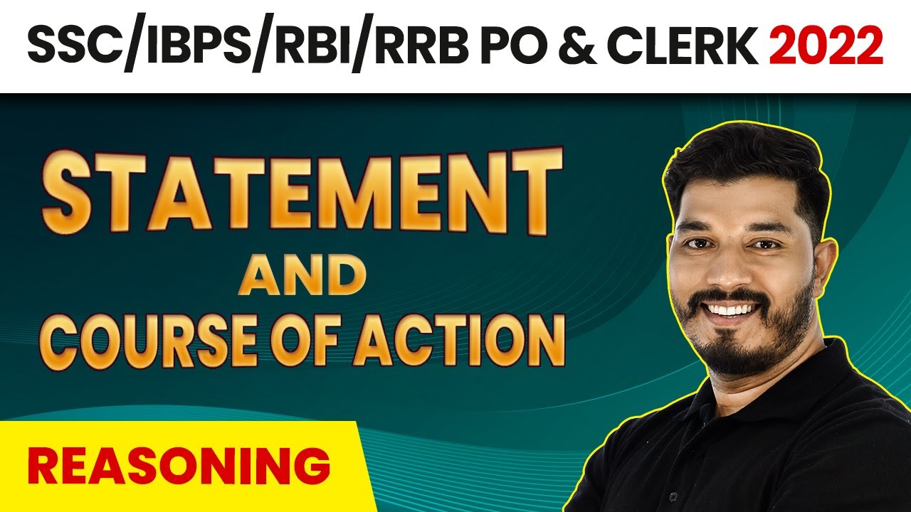 Statement And Course of Action | Reasoning | Foundation Course 2022