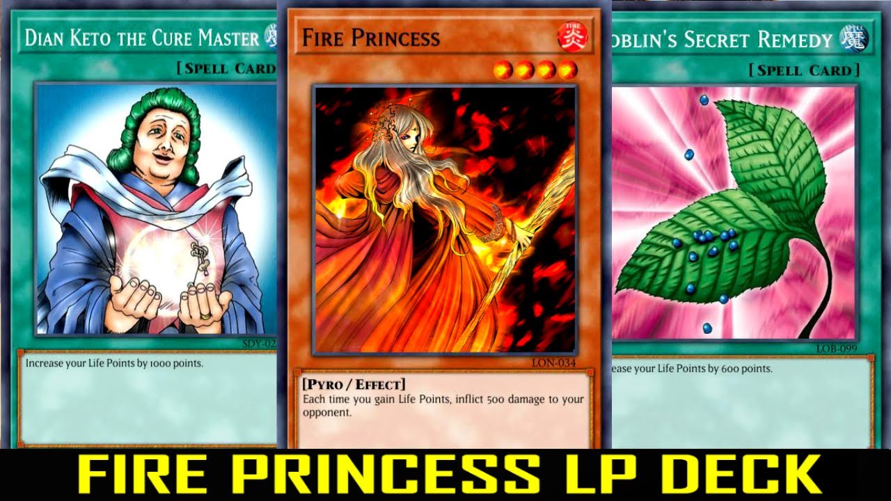 Yu-Gi-Oh! Power of Chaos Joey the Passion FIRE PRINCESS LP DECK