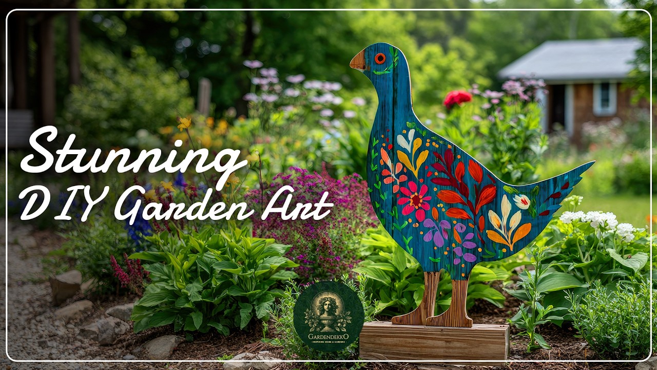 🌿 Beautiful Outdoor Garden Decor You Can Create Yourself