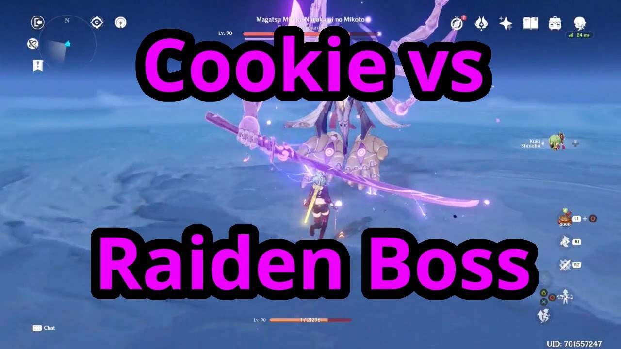 C6 Triple Crown Kuki Shinobu SOLO vs Raiden Shogun Boss (