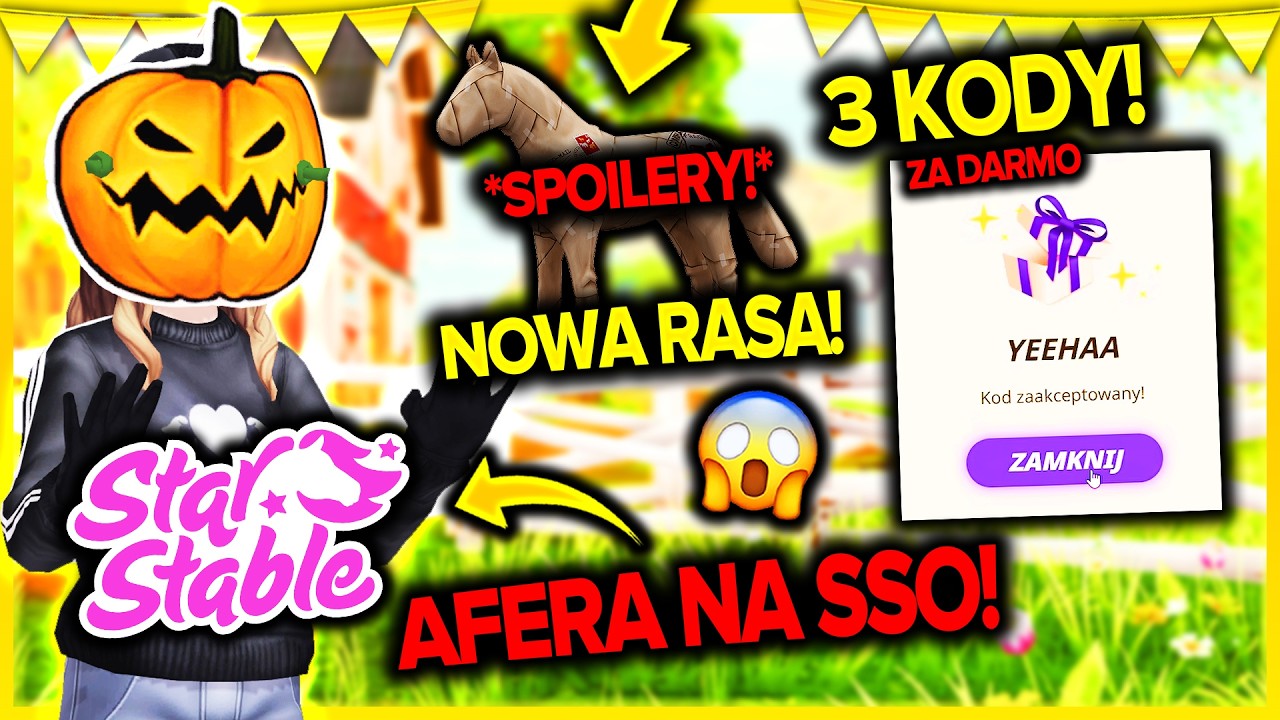3 NOWE KODY DO STAR STABLE! 😱 SPOILERY NOWEJ RASY I AFERA NA SSO! 😮