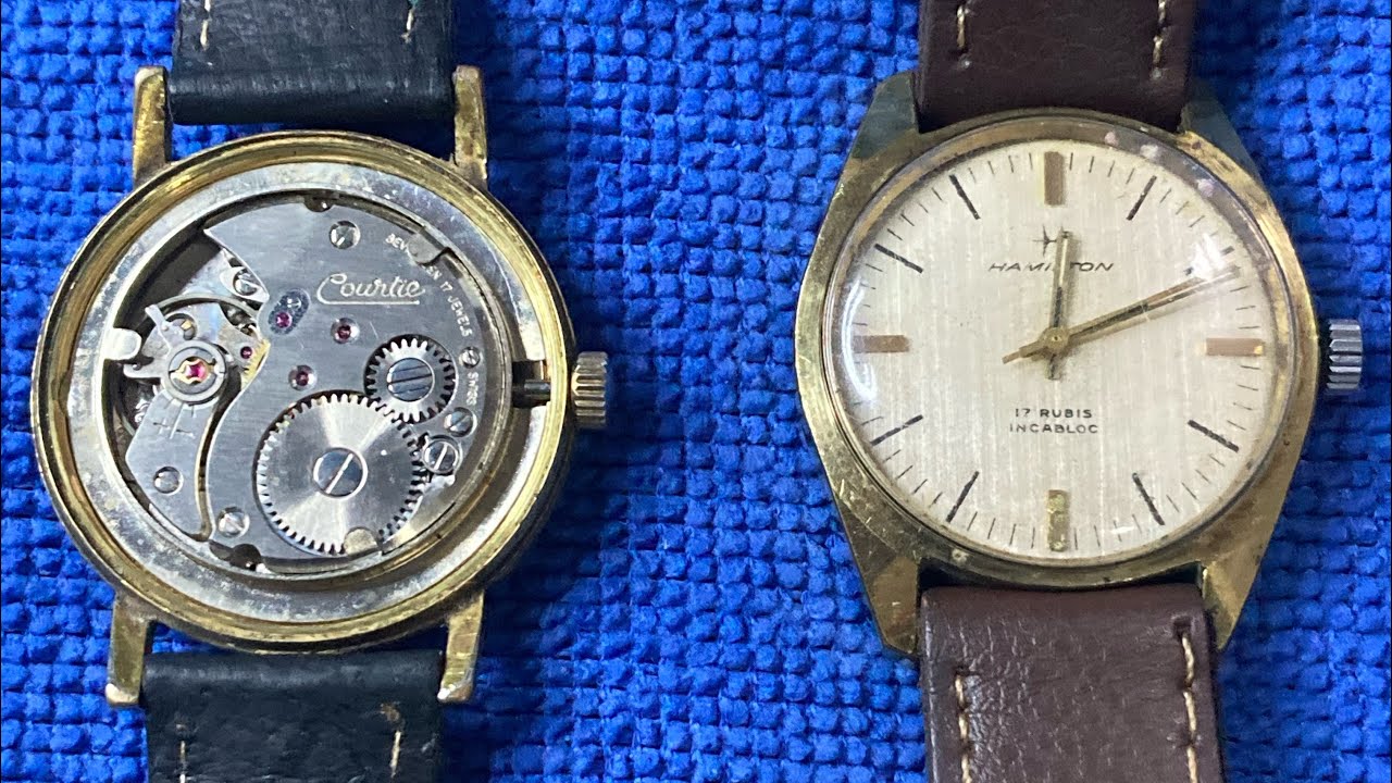 Relojes antiguos con Mecanismos A.schild \ FHF #vintage #watch #swiss #reloj