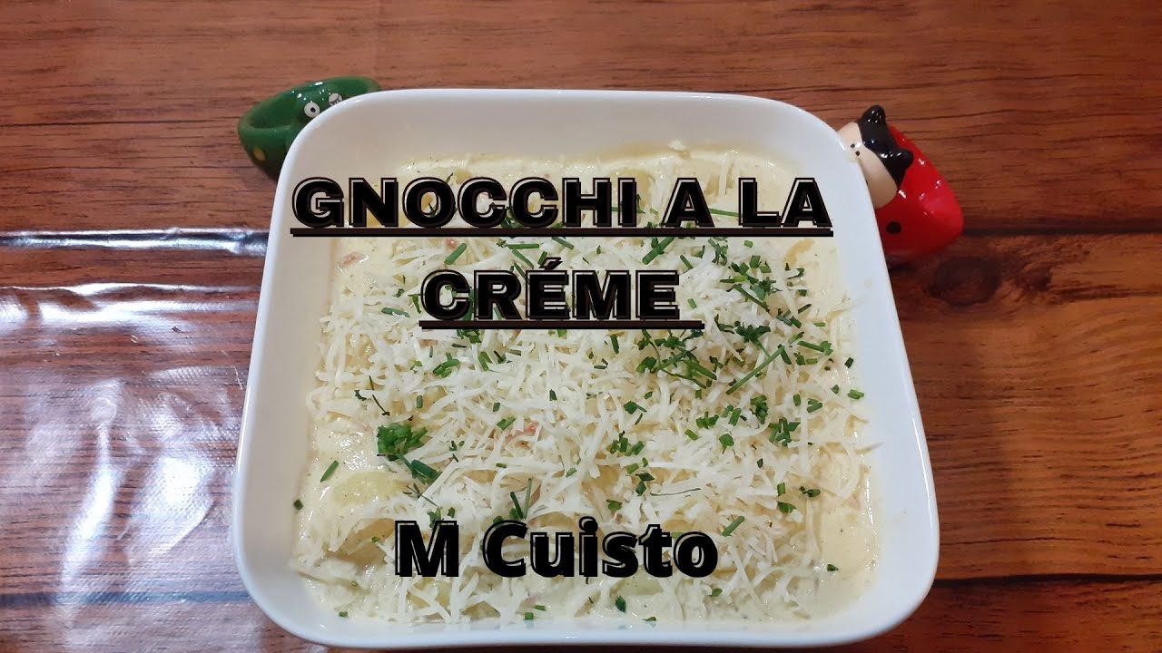 RECETTE DE GNOCCHI A LA CREME