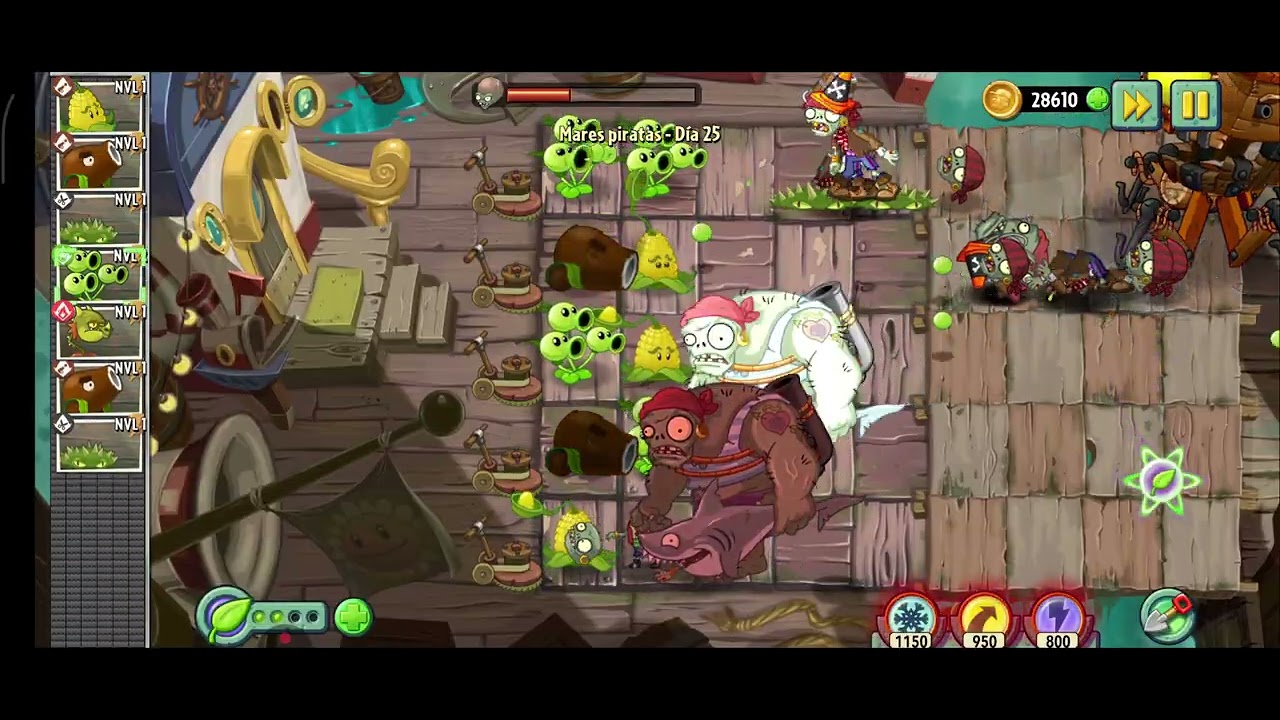 Plants vs. Zombies 2: It's About Time Gameplay 