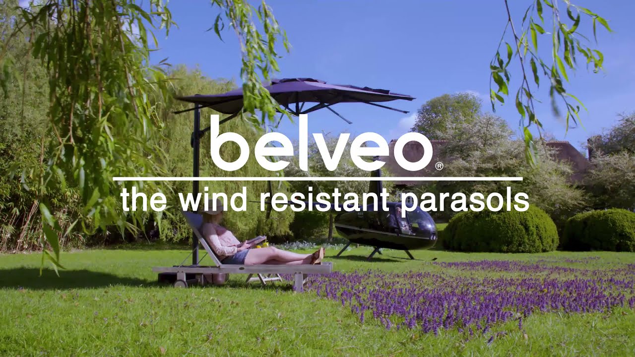 Belveo by Easywind Parasols - Wind resistant, patented and designed to last