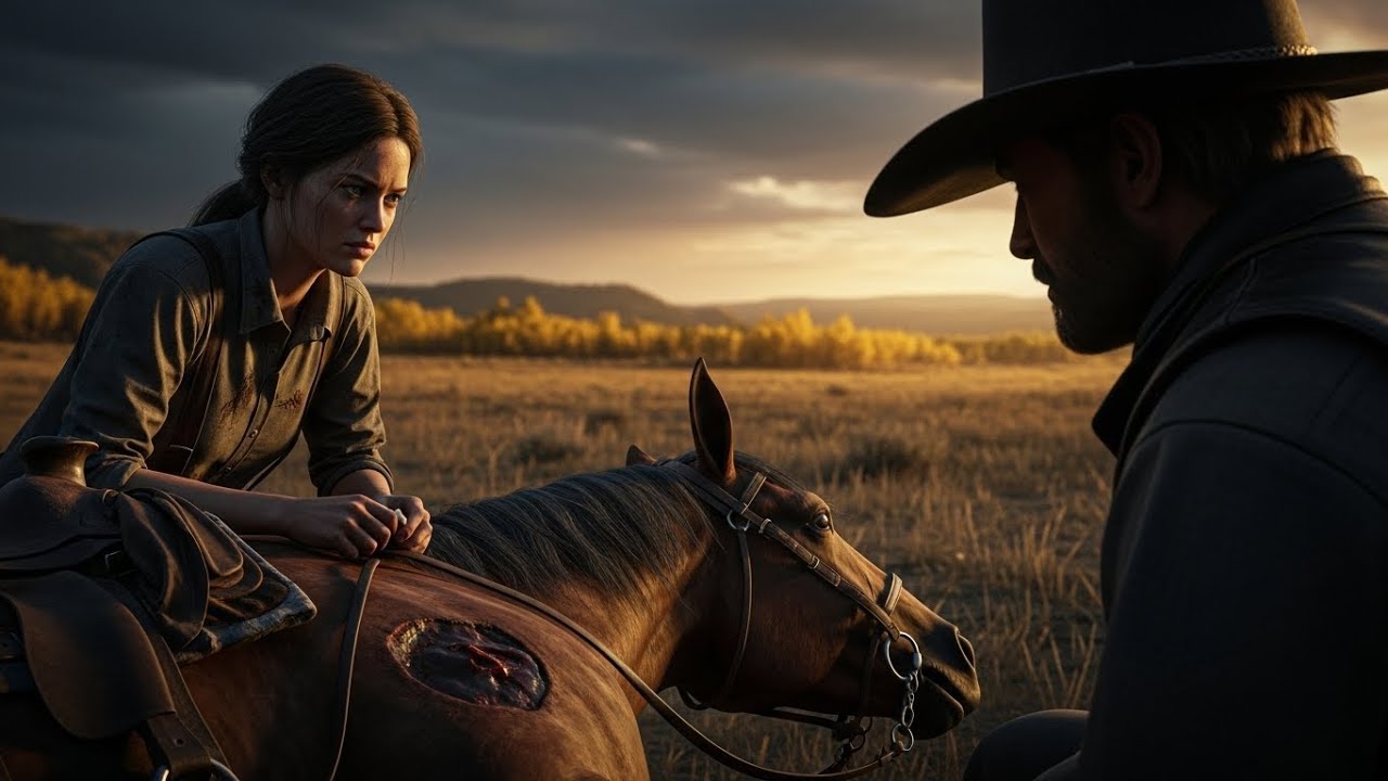 Sie rettete ein verletztes Pferd – der Cowboy, der zusah, war dessen eigentlicher Besitzer...