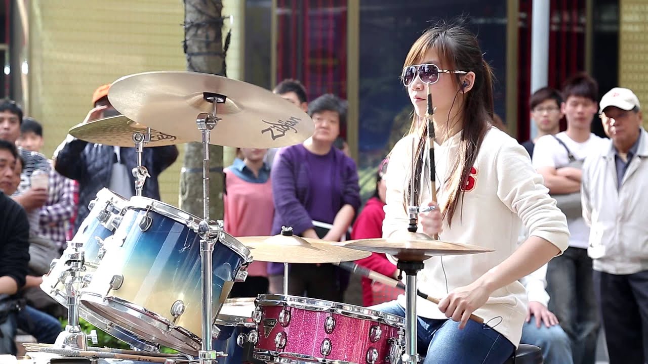 爵士鼓 羅仕茹(羅小白) [原曲 Bon Jovi - It's My Life]