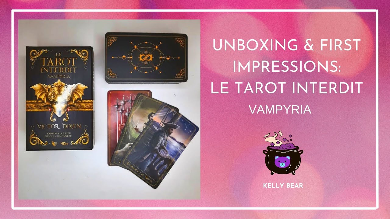 🧛‍♀️ Le Tarot Interdit- Vampyria: Unboxing & First Impressions 🧄