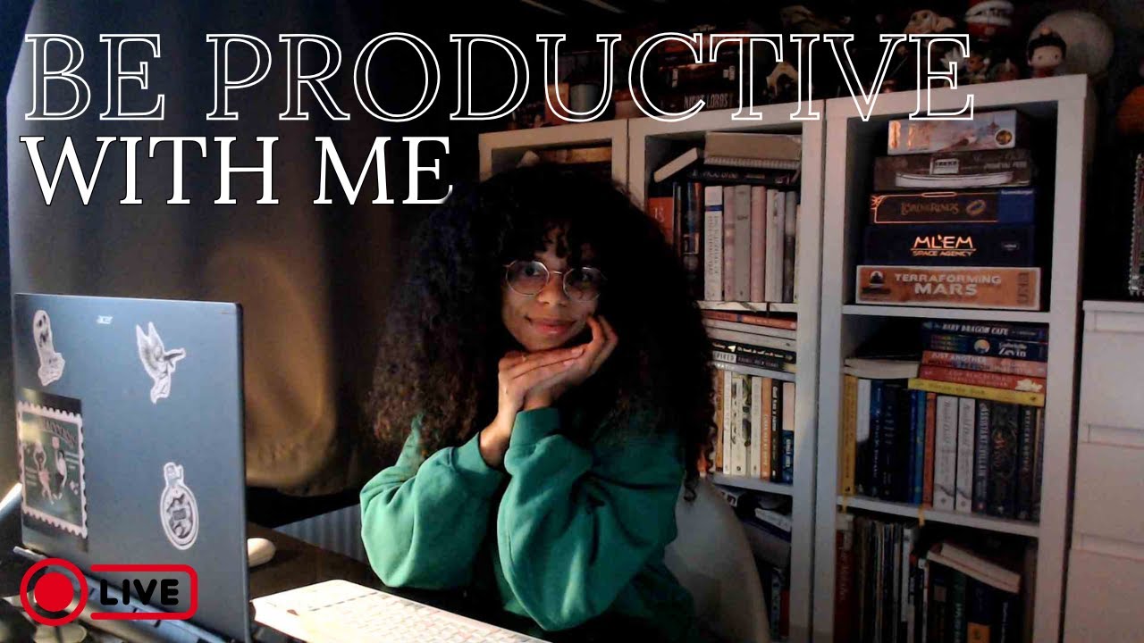 study/work with me live 🐑 6 hours (50/10 Pomodoro; real sounds, no music)