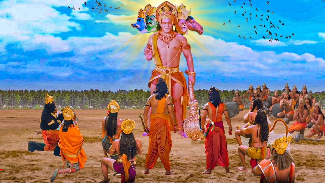 जब श्रीराम ने पहली बार देखा हनुमान जी का पंचमुखी रूप! | Shrimad Ramayana | श्रीमदरामायण