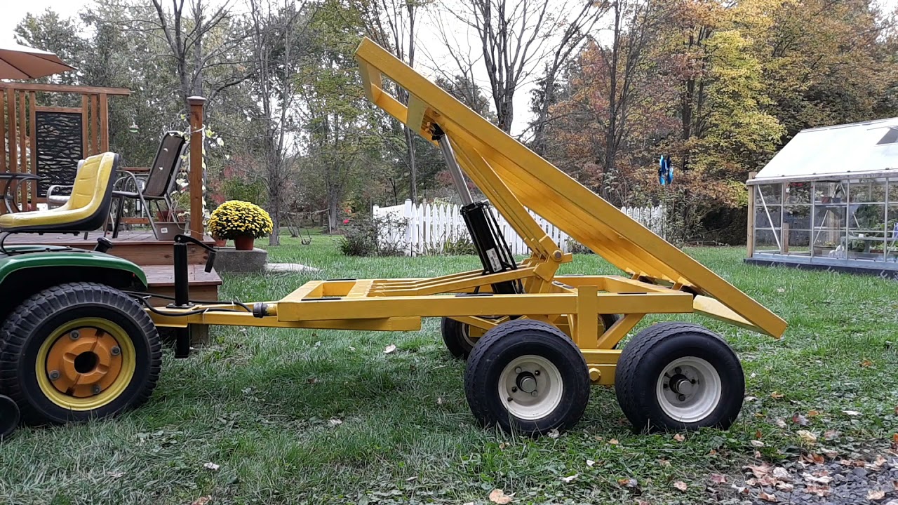 P.F. Engineering scissors lift dump trailer - first look