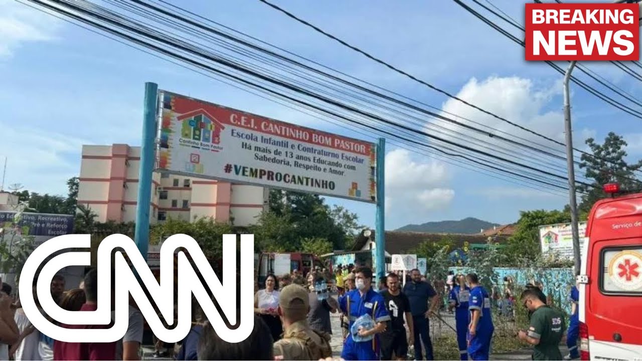 Ao menos quatro crianças morrem em ataque a creche em Blumenau; suspeito é preso | LIVE CNN