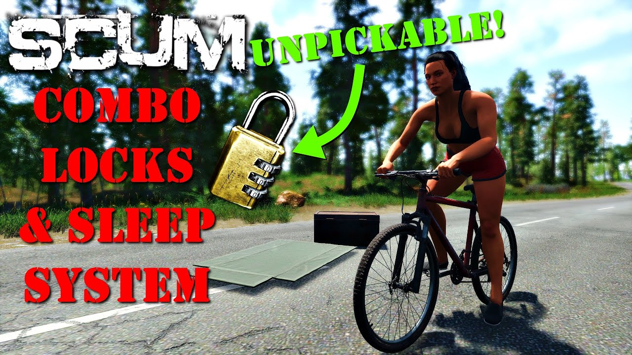 SCUM - Pick-Proof Locks, Sleep System & Bikes Update! (Patch 0.8.040.62876)