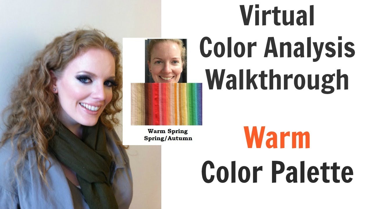 Warm Spring and Autumn Color Palette - Virtual Color Analysis - Warm Skin Undertone | Best Colors