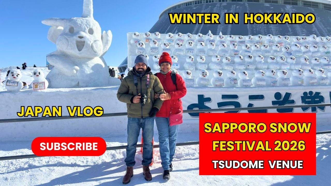 Sapporo Snow Festival 2026 Tsudome Site | ❄️ সাপ্পোরো স্নো ফেস্টিভ্যাল বরফের রাজ্যে স্বপ্নের উৎসব!