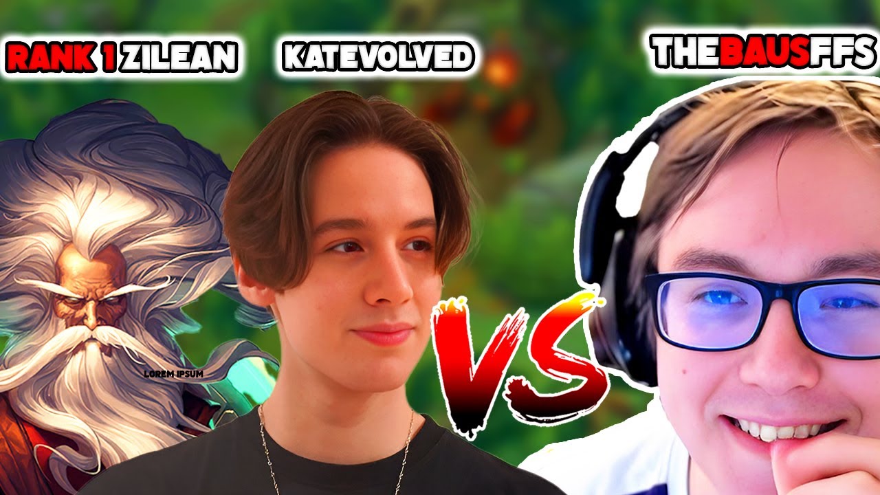 TheBausffs plays against Rank 1 Zilean Top Lane, KatEvolved on his Secret Account