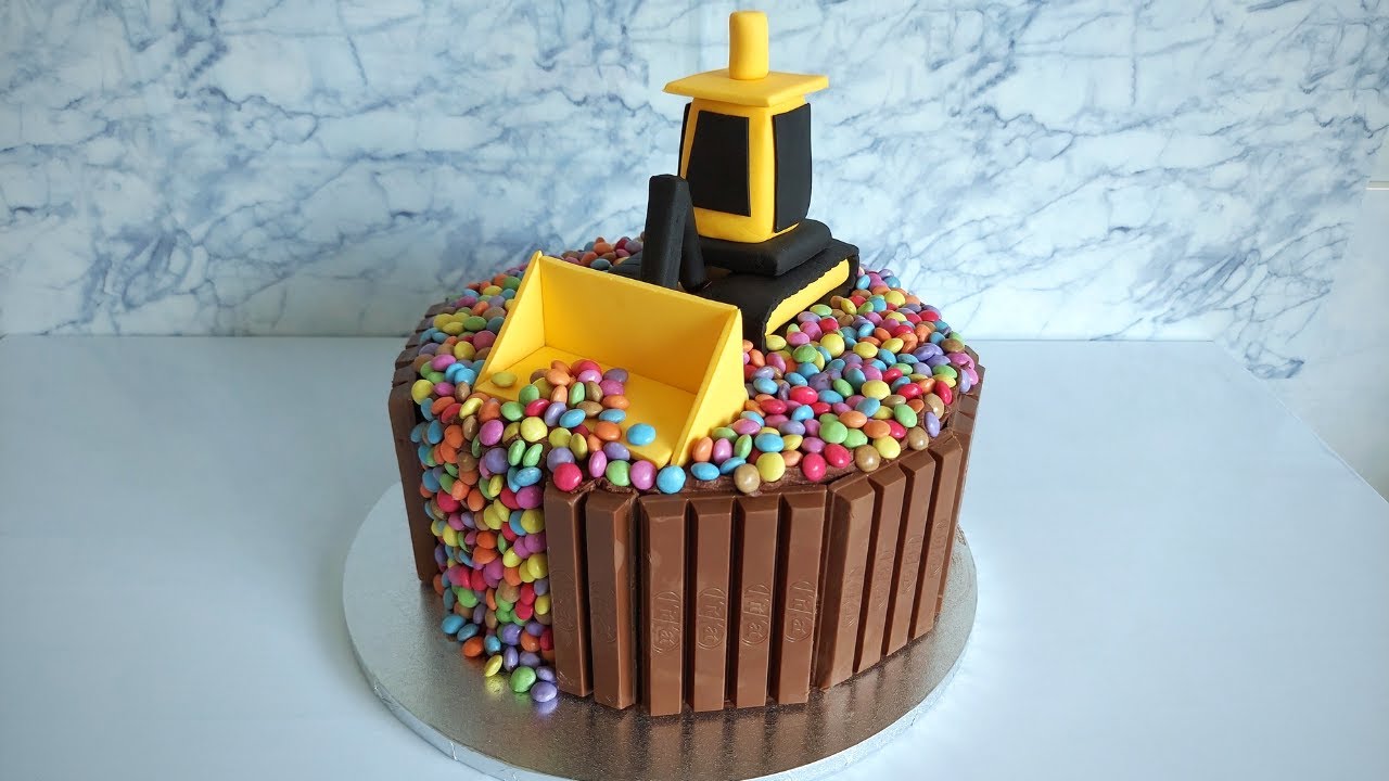 2 Minute JCB birthday cake tutorial.