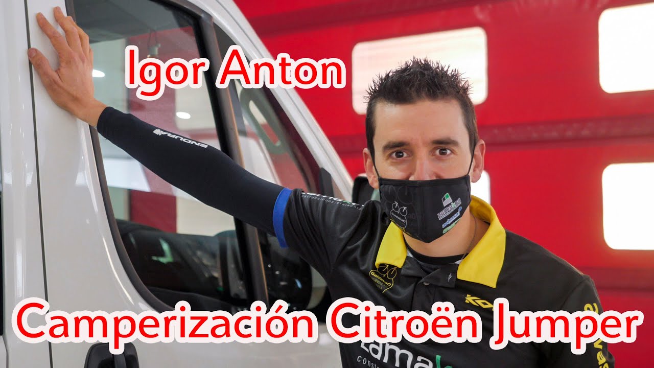 Igor Anton camperiza su Citroën Jumper