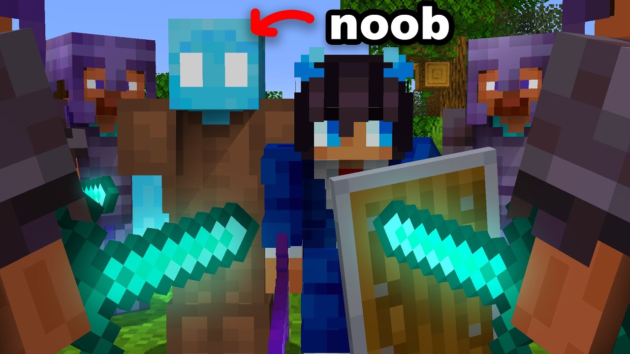 Protéger le Joueur le Plus NUL de Minecraft