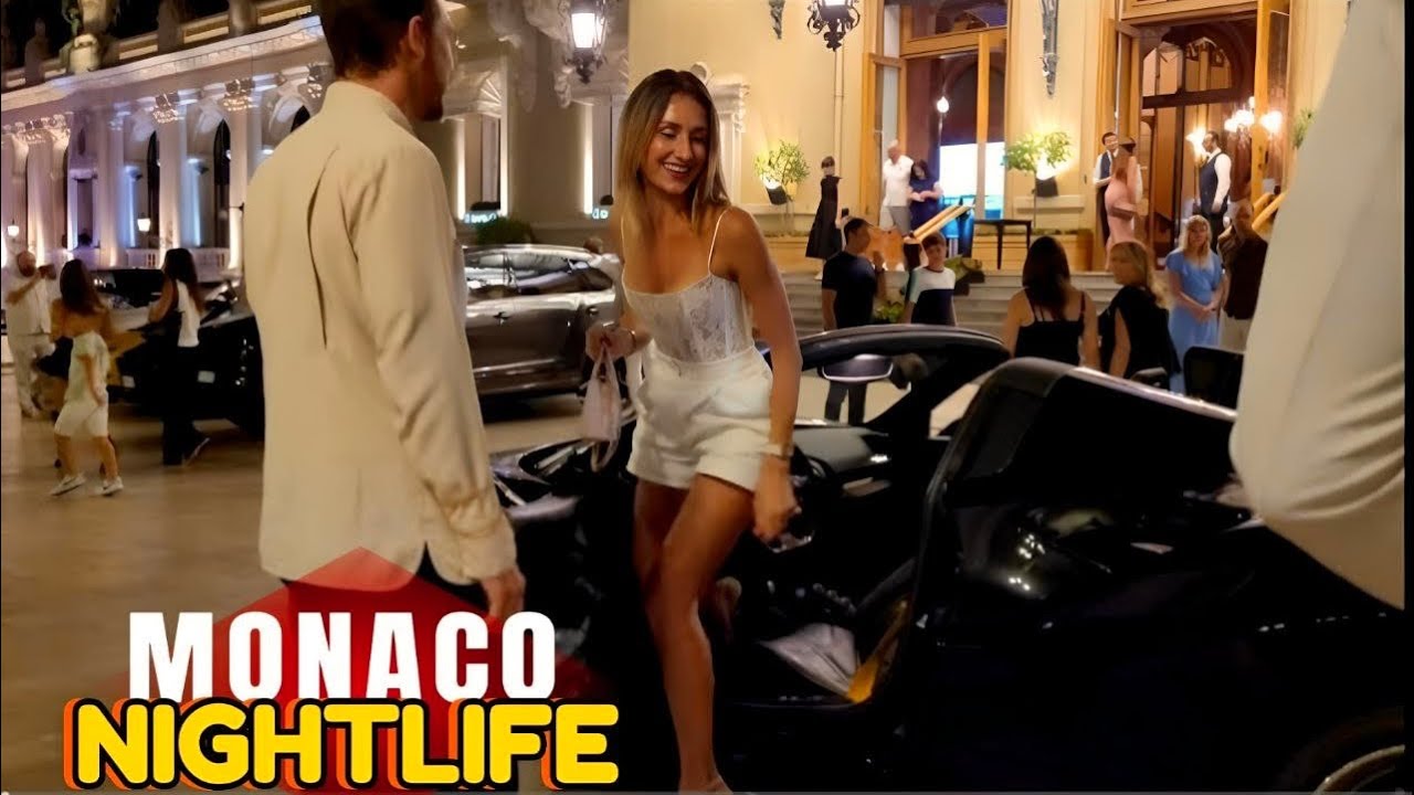 RICH SEXY LADY DRIVING FERRARI/ MONACO LUXURY NIGHTLIFE & BEST CARS