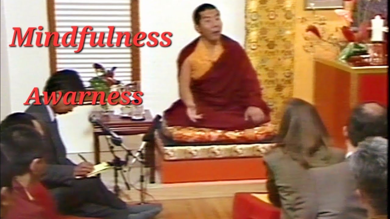 Mindfulness and Awareness By Jamgon Kongtrul in Los Angeless