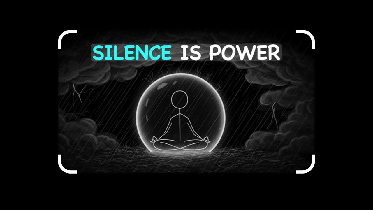 Silence 🤫 Makes us feel Better