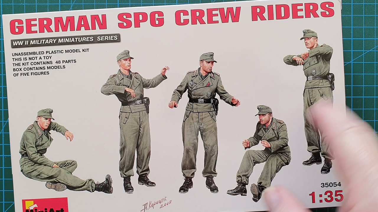 Miniart 1/35 German SPG Crew Riders - Kit Review