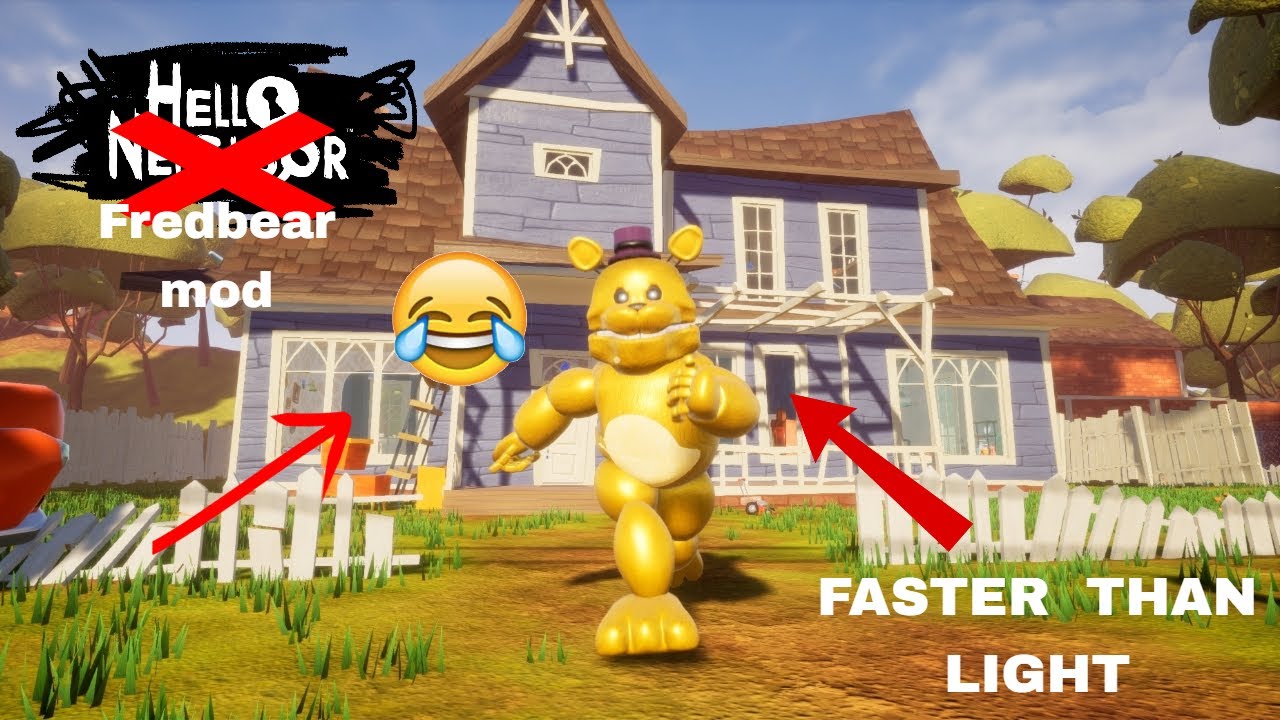 HELLO NEIGHBOR BUT FAST FREDBEAR