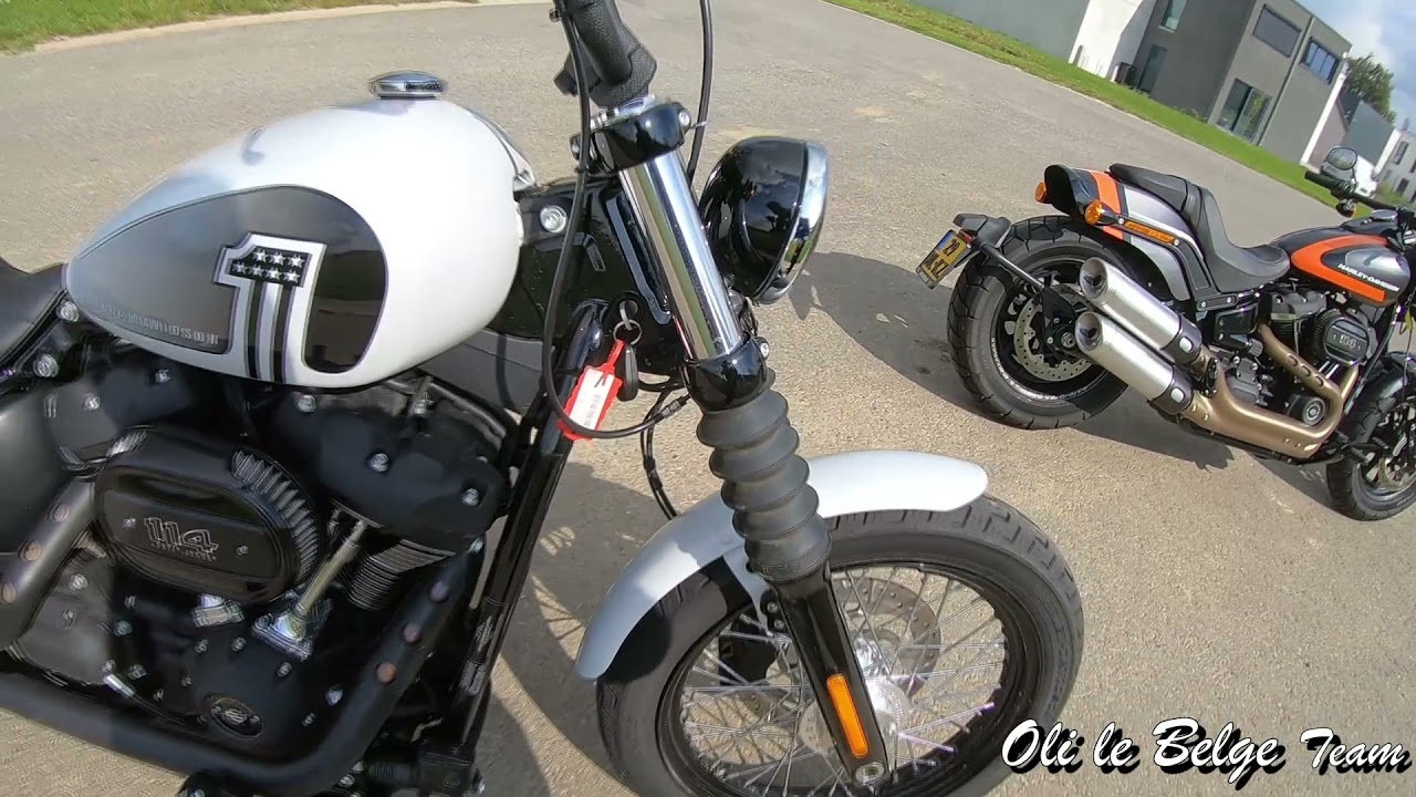 Harley Davidson Fat bob vs Street bob 2021, la garnement ou la classique? #harleydavidson #fatbob